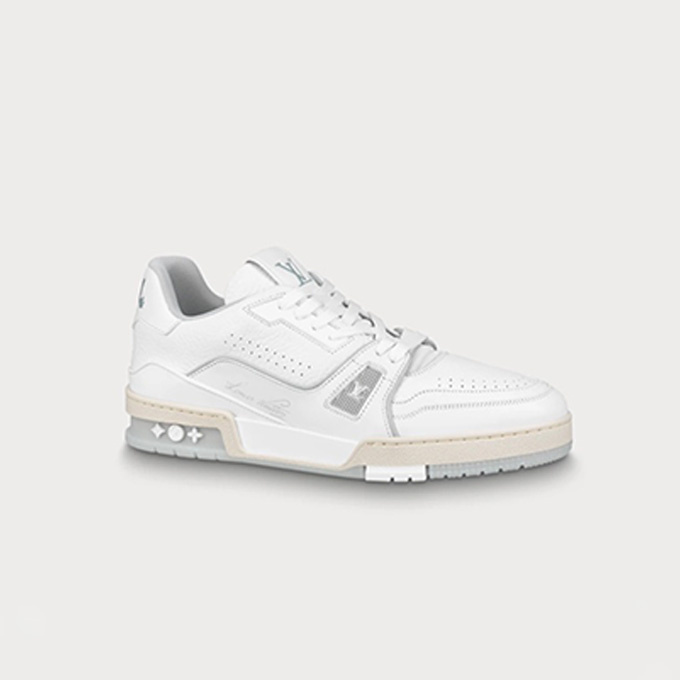 lv louis vuitton trainer white cement sneaker